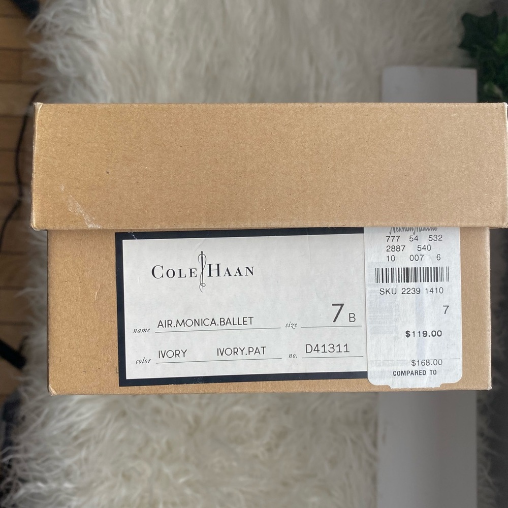 Cole Haan Cream Ballet Flats - Picture 10 of 10